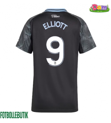 Aston Villa Harvey Elliott #9 Bortatröja Kvinnor 2025-26 Kortärmad